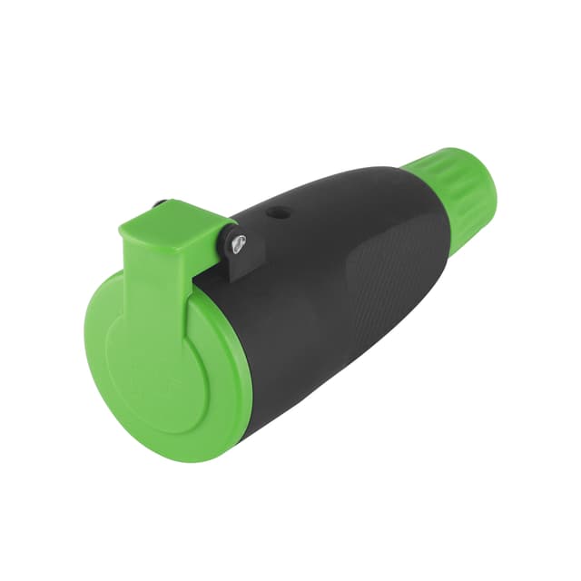 16A Female Plug With Protective Cover – Phosphorescent For Heavy Duty Use – Model ERS4403