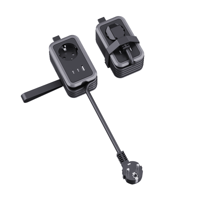 Travel Power Strip with USB & Type-C MODEL E36